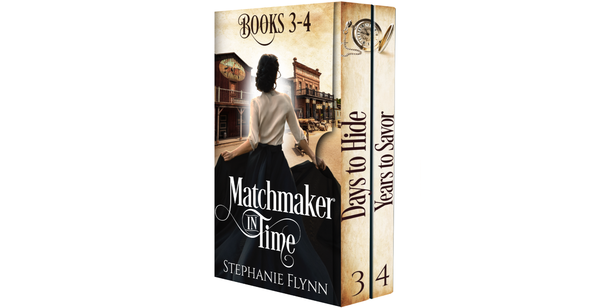 Matchmaker in Time Series Boxset Books 3-4 by Stephanie Flynn.