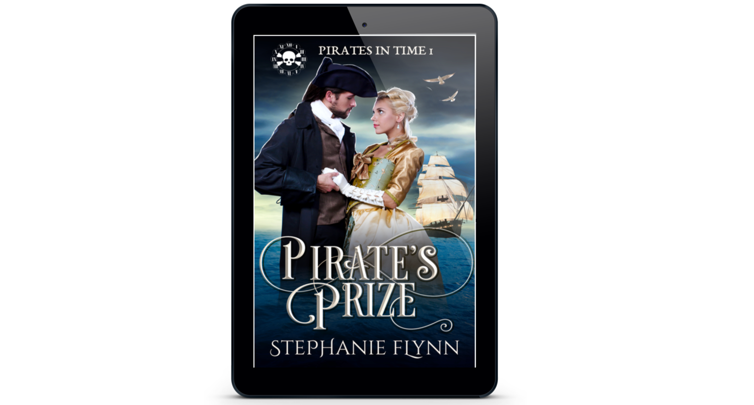 Pirate's Prize, Pirates in Time Book 1 by Stephanie Flynn.